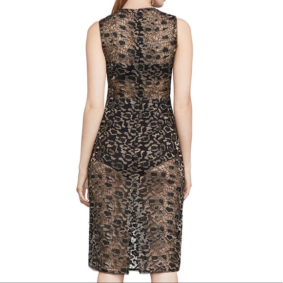 BCBG Max Azria ‘Riley’ Metallic Leopard Dress - Picture 3 of 4